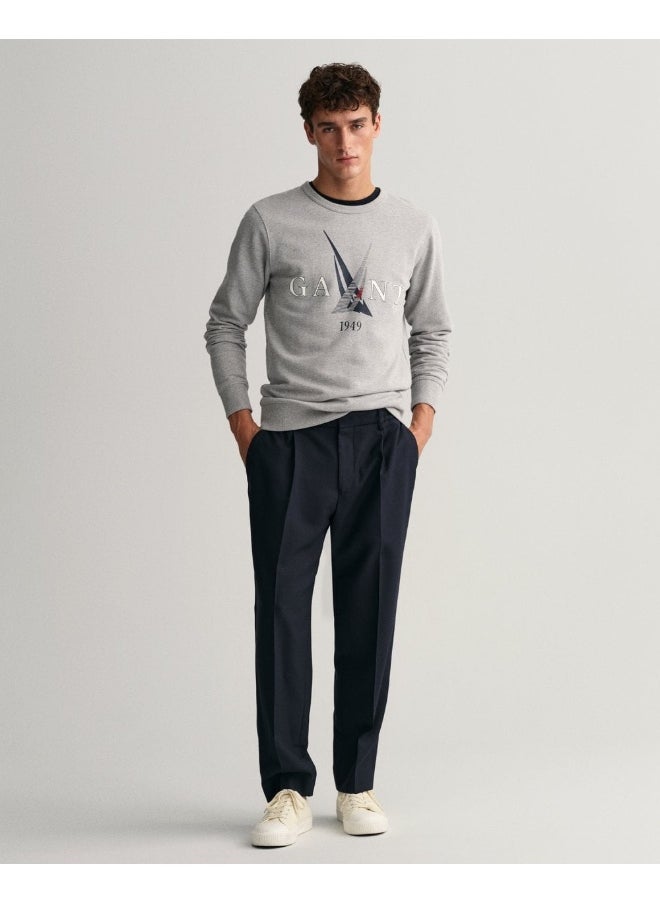 Gant Sail Print Crew Neck Sweatshirt