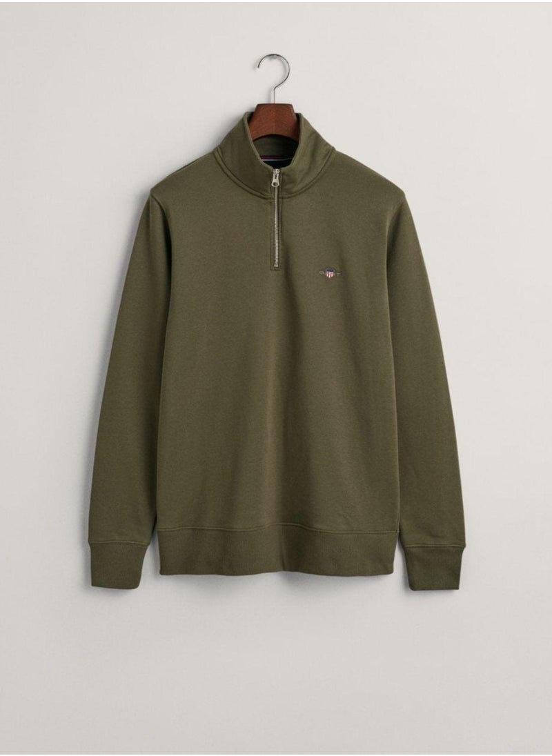 Gant Shield Half-Zip Sweatshirt