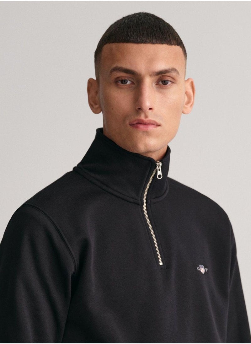 Gant Shield Half-Zip Sweatshirt