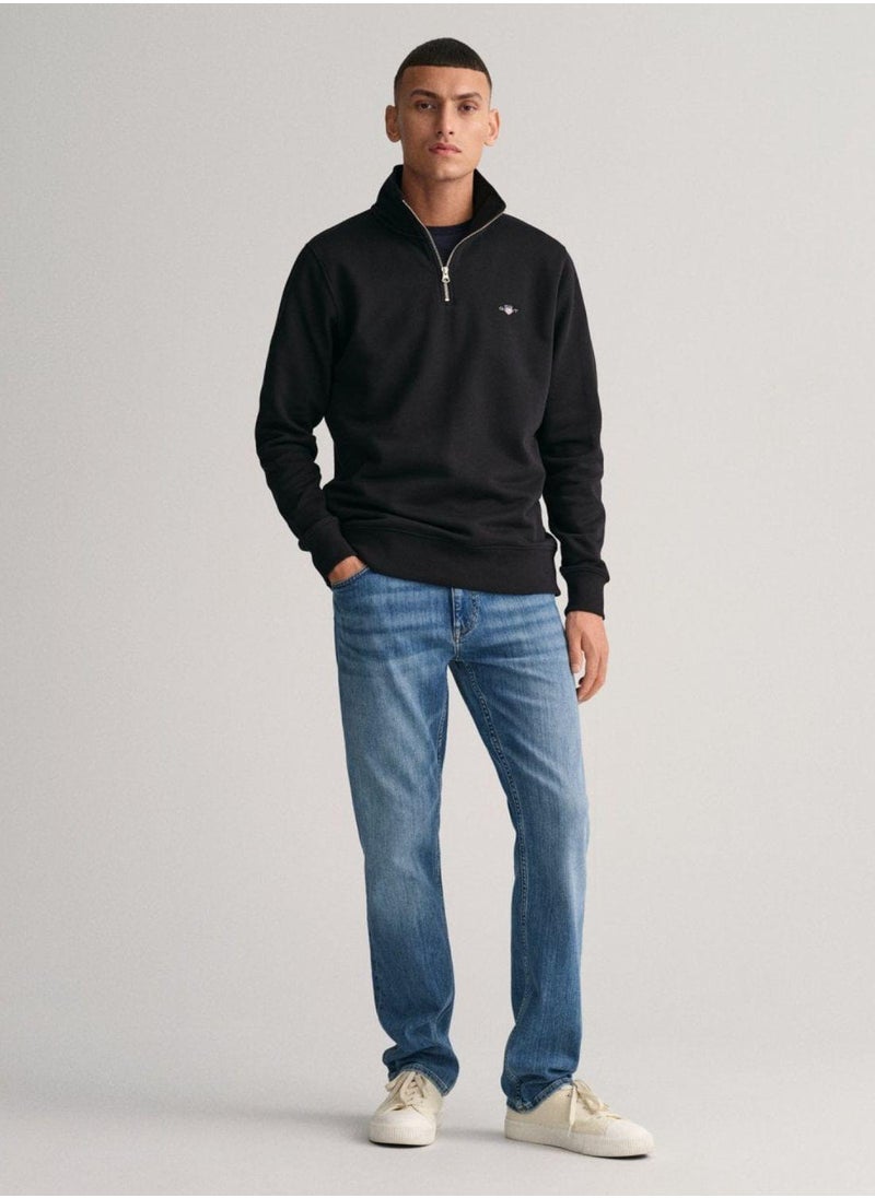 Gant Shield Half-Zip Sweatshirt