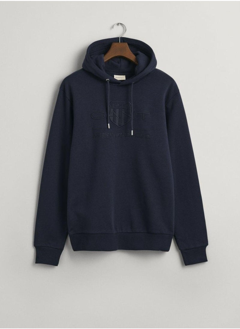 Gant Tonal Shield Hoodie