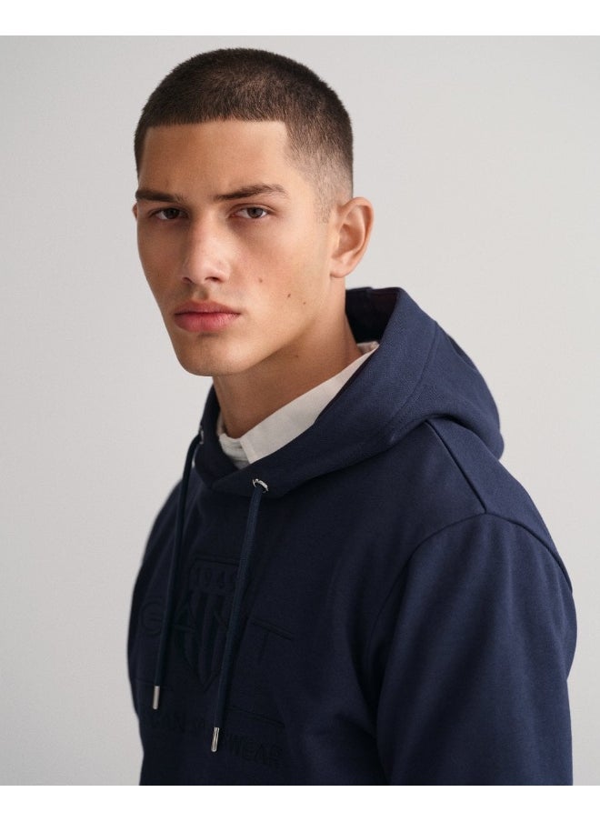 Gant Tonal Shield Hoodie
