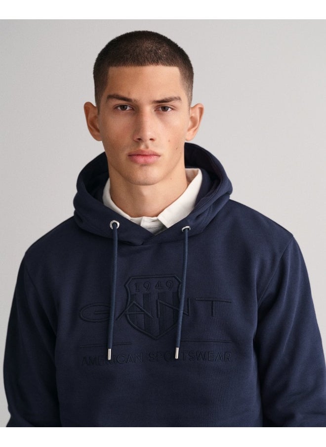 Gant Tonal Shield Hoodie