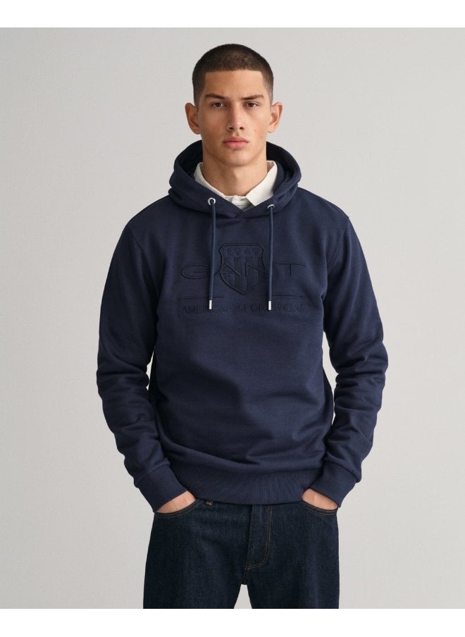 Gant Tonal Shield Hoodie