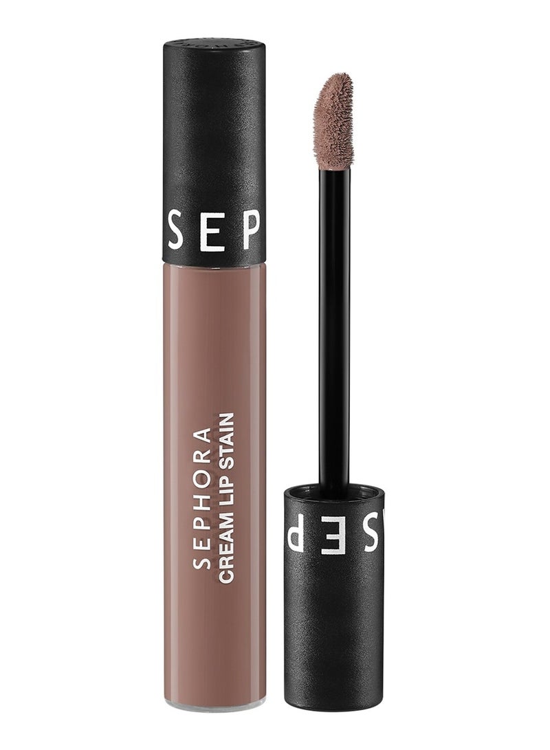 SEPHORA COLLECTION Cream Lip Stain 10HR Liquid Lipstick - 72 Alter-ego - Matte Deep Mauve Nude 5ml