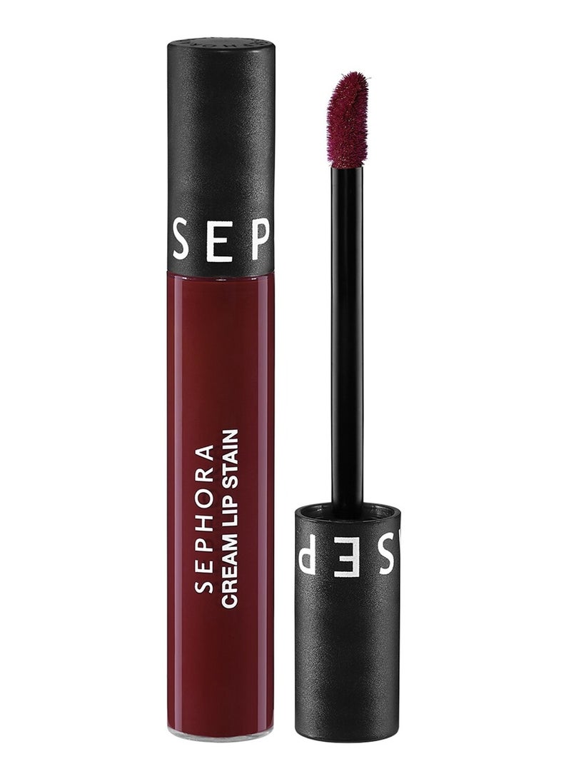 Sephora Collection Cream Lip Stain Liquid Lipstick Red Velvet 96-rouge deep red, 0.08 oz