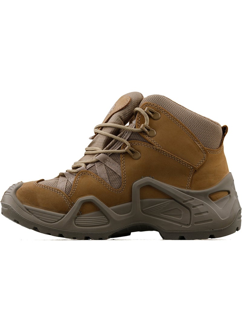 Scooter Leather Beige Men's Waterproof Tactical Boots P1492NBJ