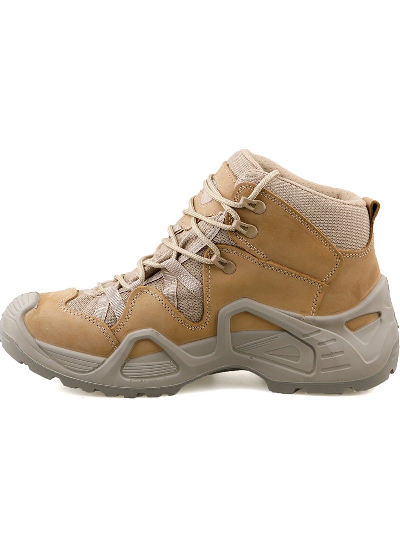 Scooter Leather Beige Men's Waterproof Tactical Boots P1492NBJ