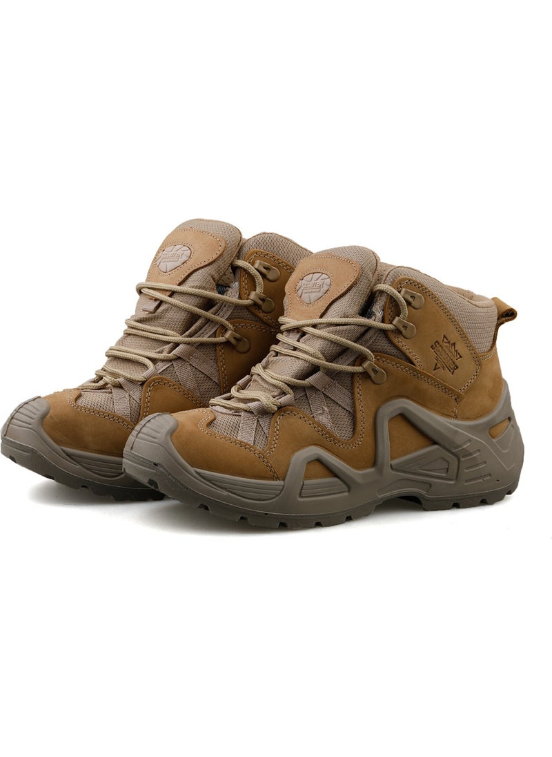 Scooter Leather Beige Men's Waterproof Tactical Boots P1492NBJ