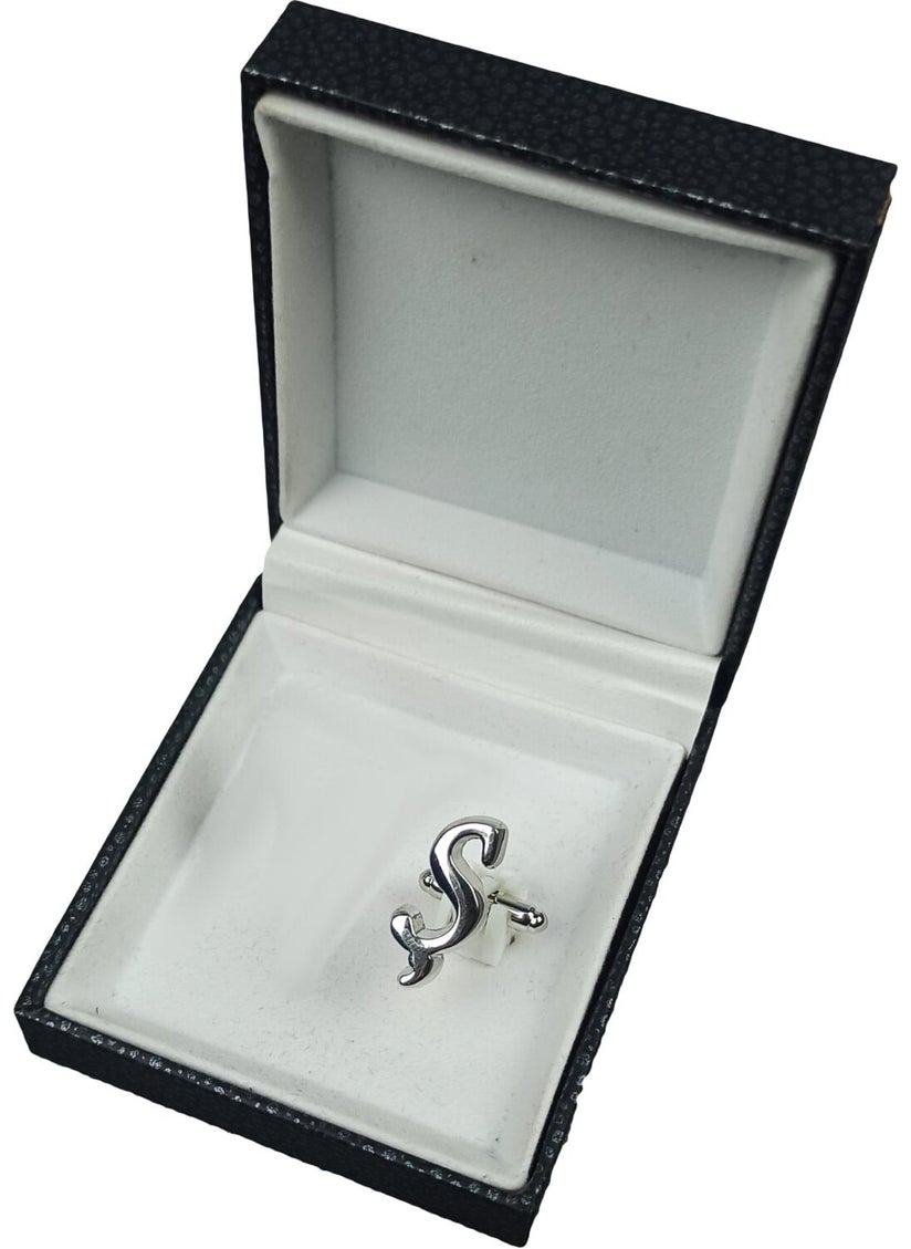 Ş Letter Cufflink Accessory