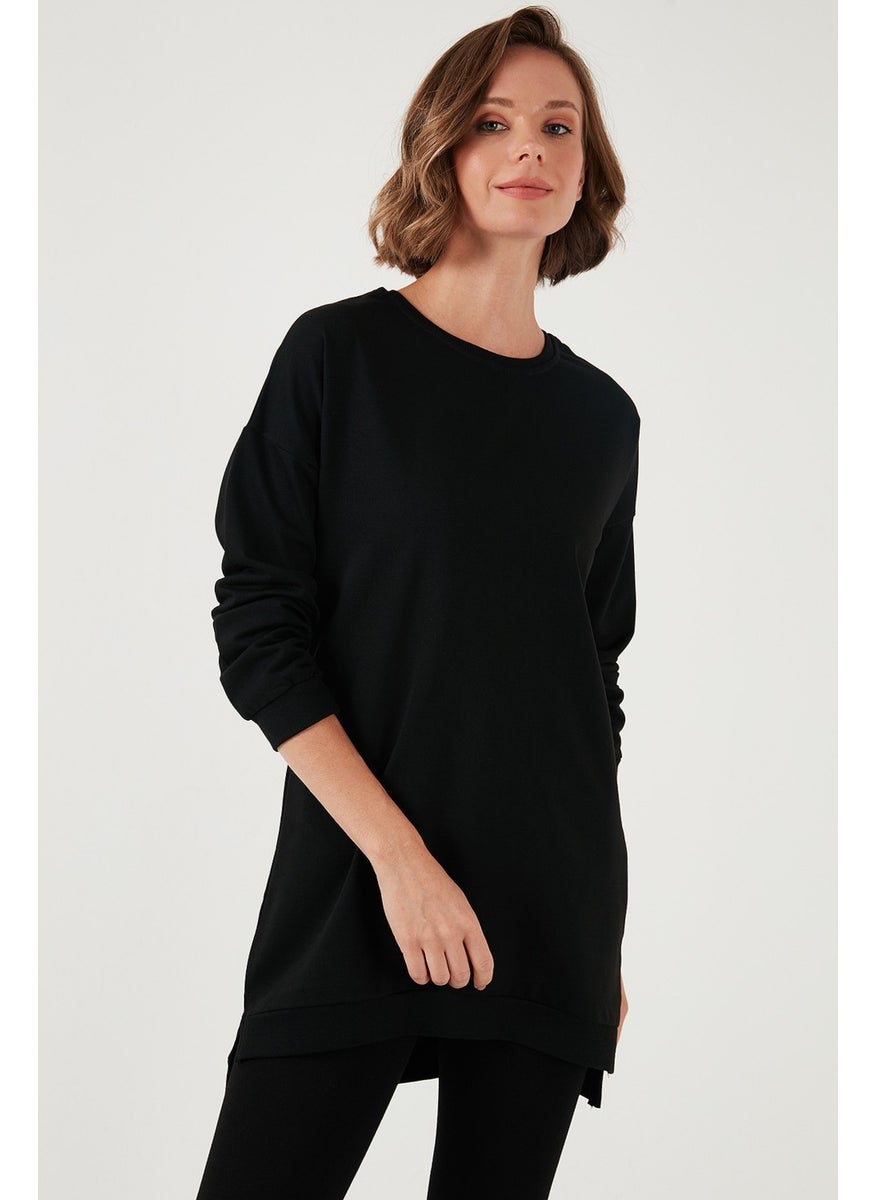 Modest Cotton Crew Neck Oversize Fit Tunic Women's Tunic 5864896