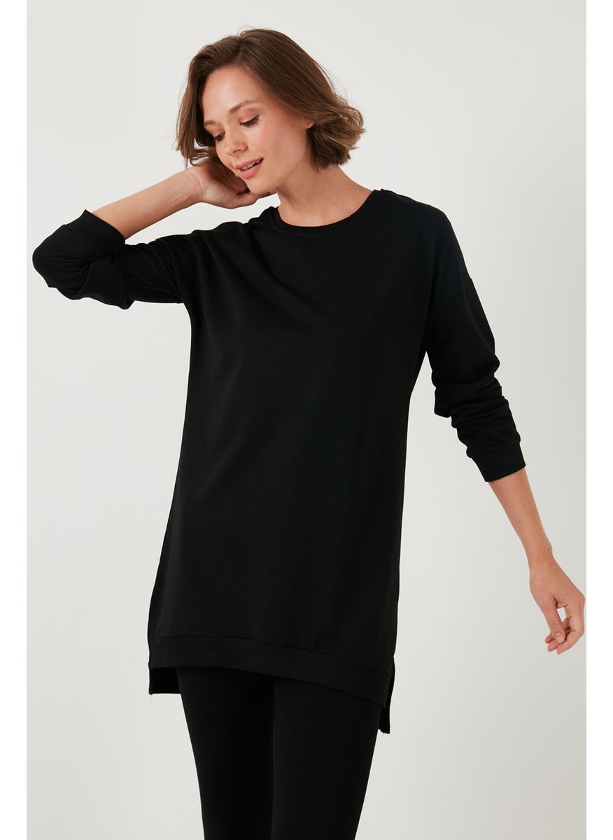 Modest Cotton Crew Neck Oversize Fit Tunic Women's Tunic 5864896