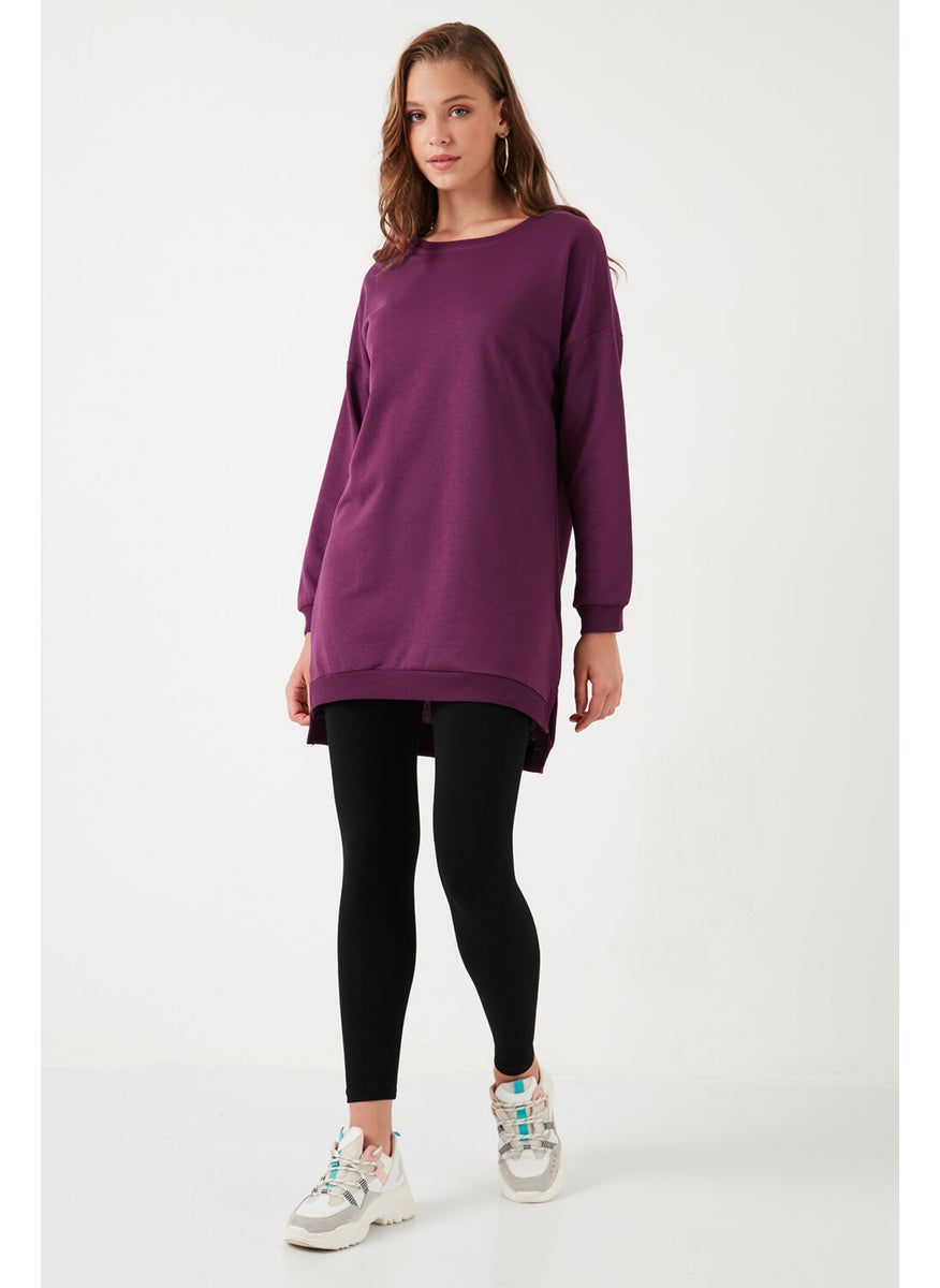 Modest Cotton Crew Neck Oversize Fit Tunic Women's Tunic 5864896