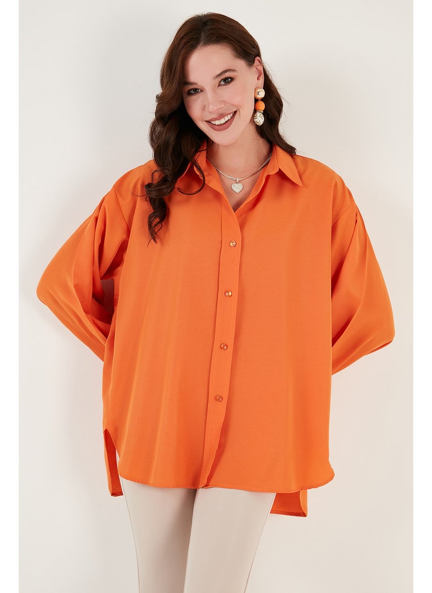 Cotton Oversize Woven Shirt Women's Shirt 6234760