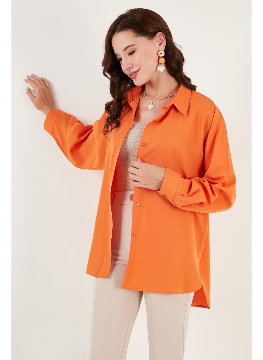 Cotton Oversize Woven Shirt Women's Shirt 6234760