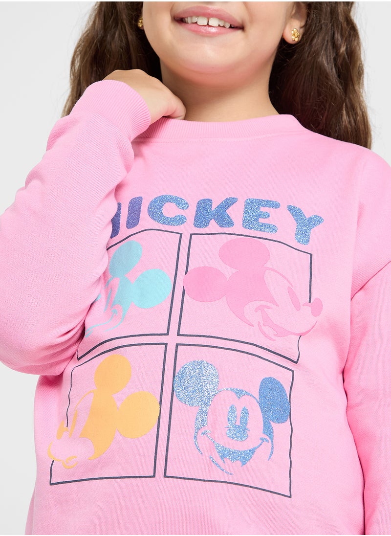 Mickey & Friends Graphic Sweat Shirt