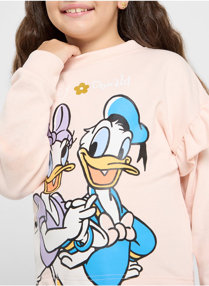 Donald Duck Graphic Sweat Shirt