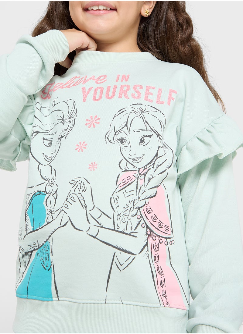 Frozen Graphic Sweat Shirt