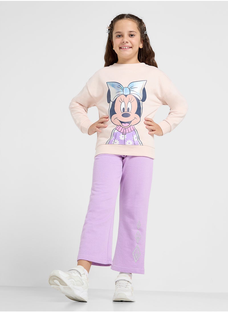 Minne Mouse Graphic Sweat Shirt