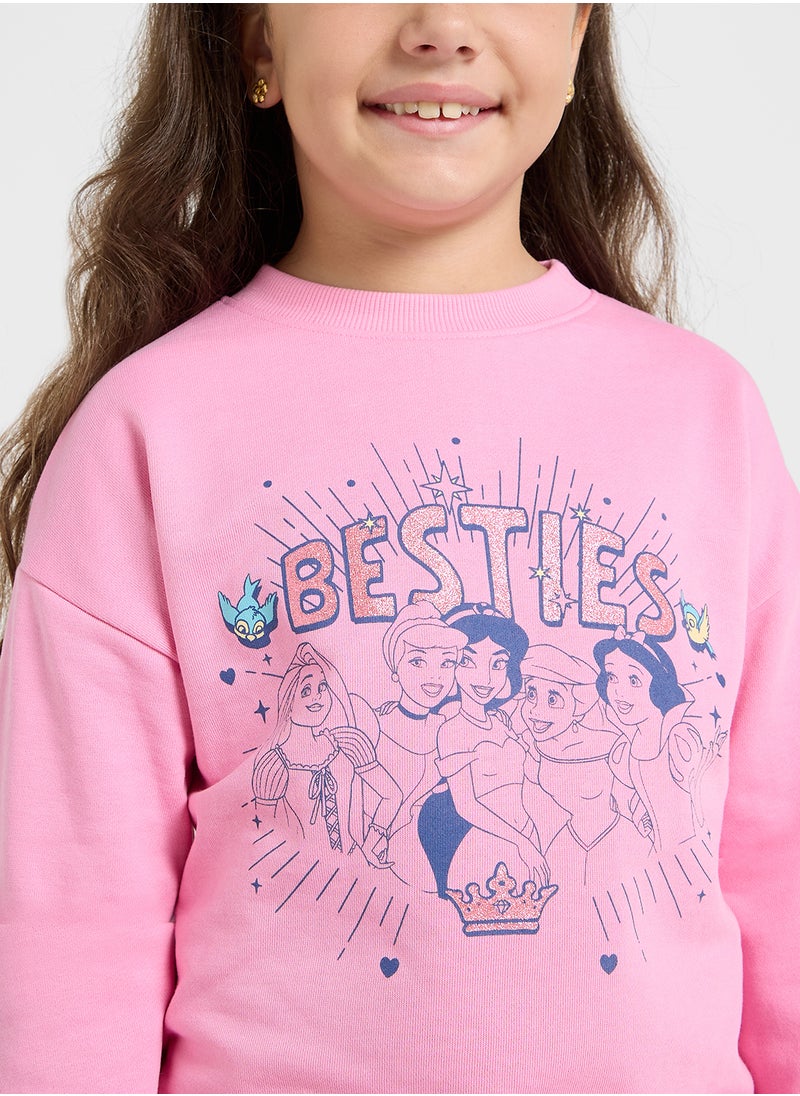 Princess Graphic Sweat Shirt