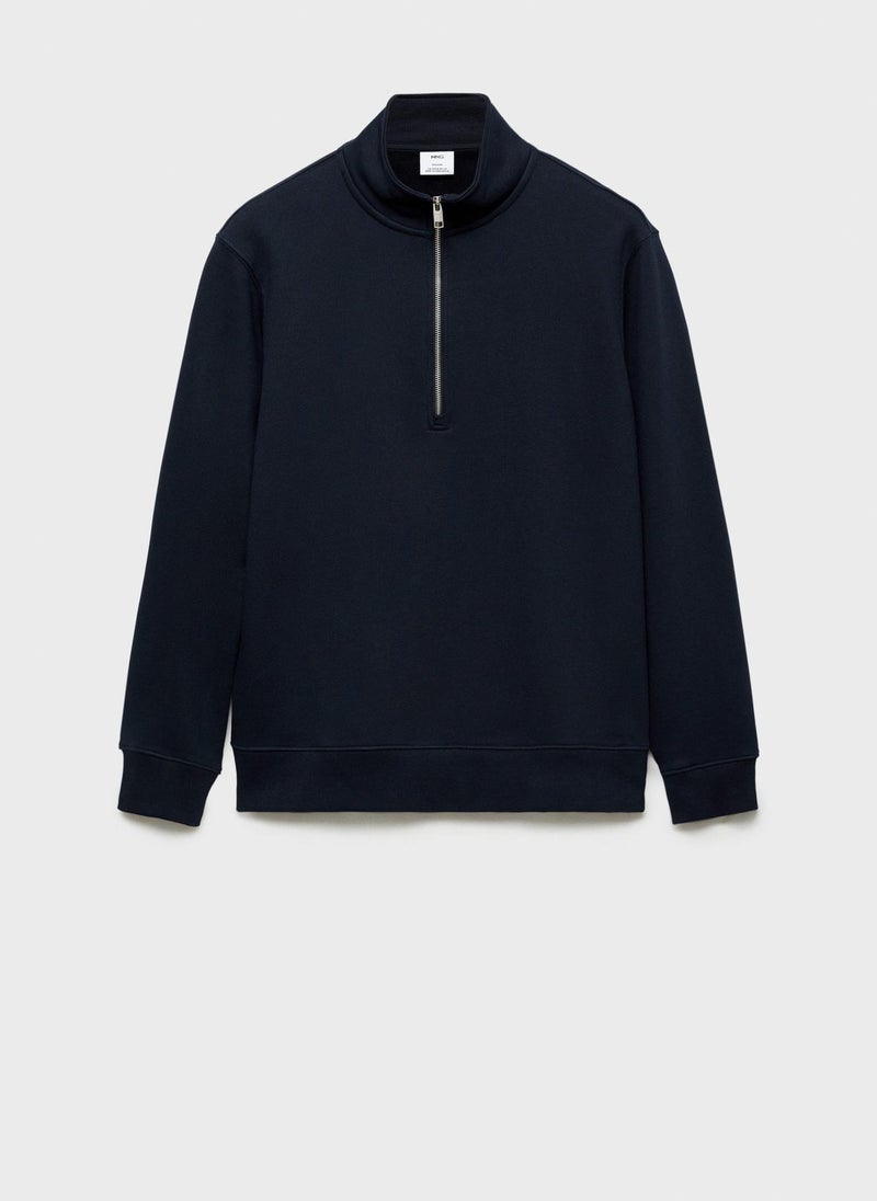 Zip Through Sweatshirt