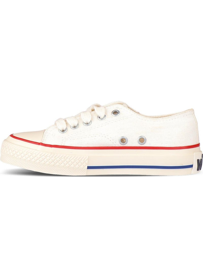 Idol Filet Linen Shoes White