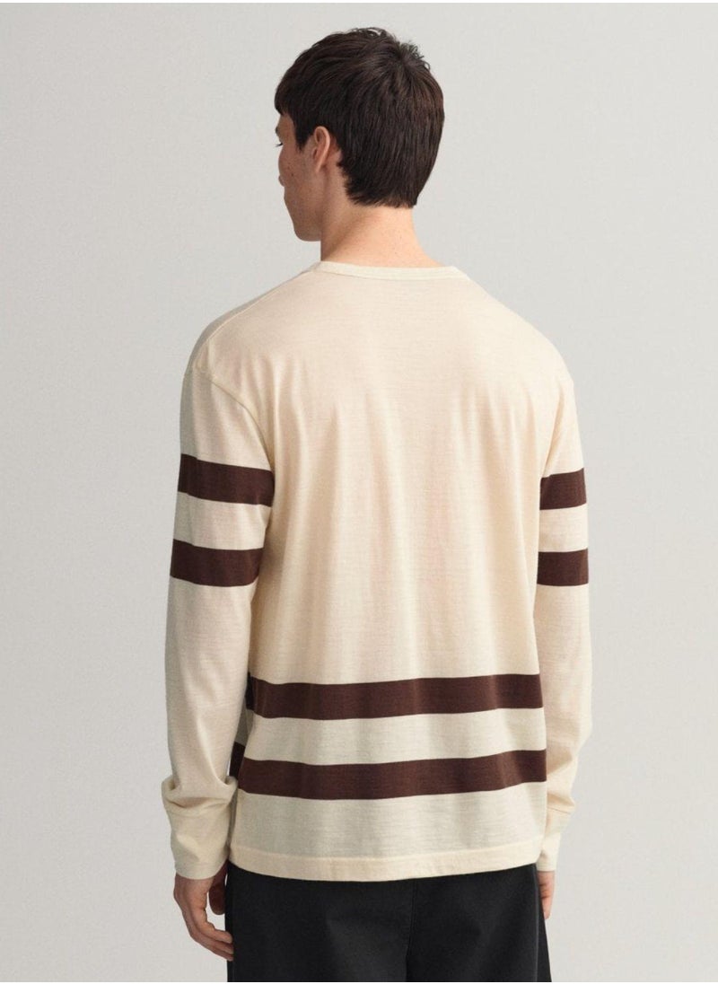 Gant Wool Jersey Long Sleeve T-Shirt