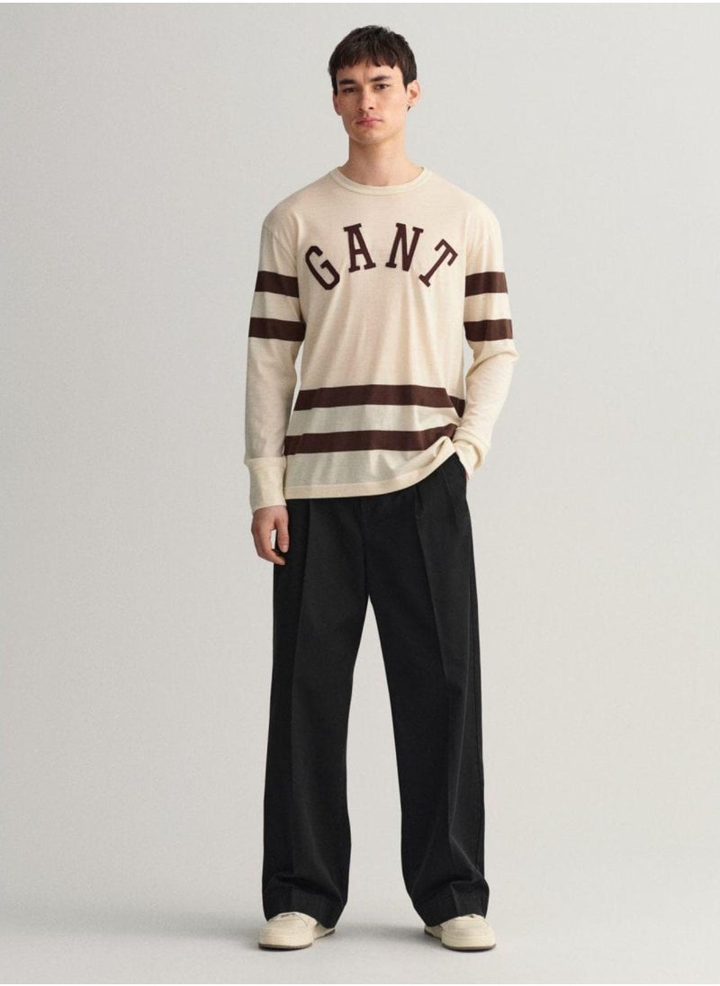 Gant Wool Jersey Long Sleeve T-Shirt