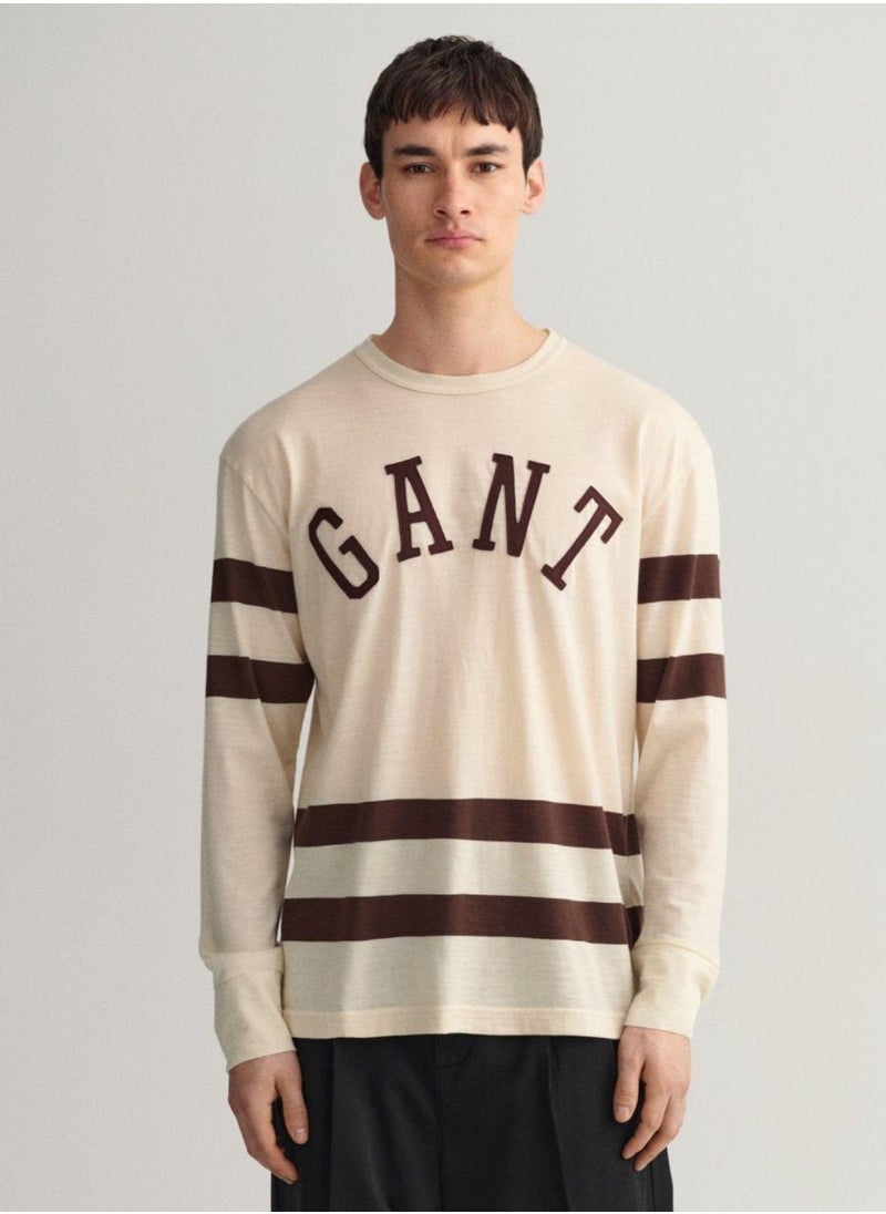 Gant Wool Jersey Long Sleeve T-Shirt