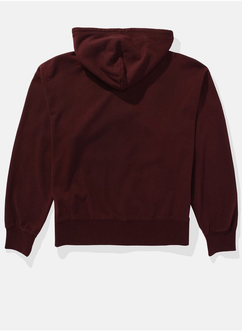 Fleece Zip Through Hoodie