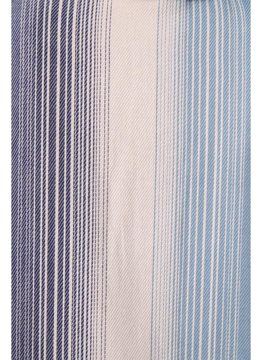 Natural Texture Striped Shirt