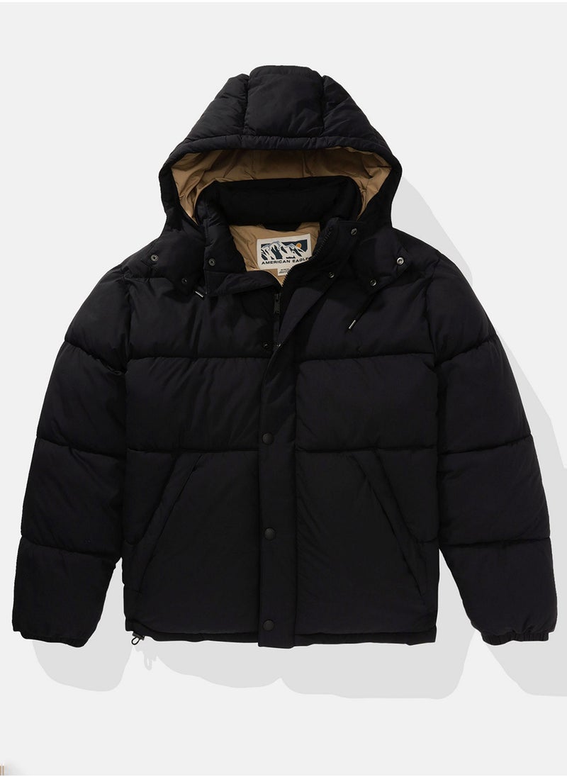 Zip Through Big Puffer Jacket