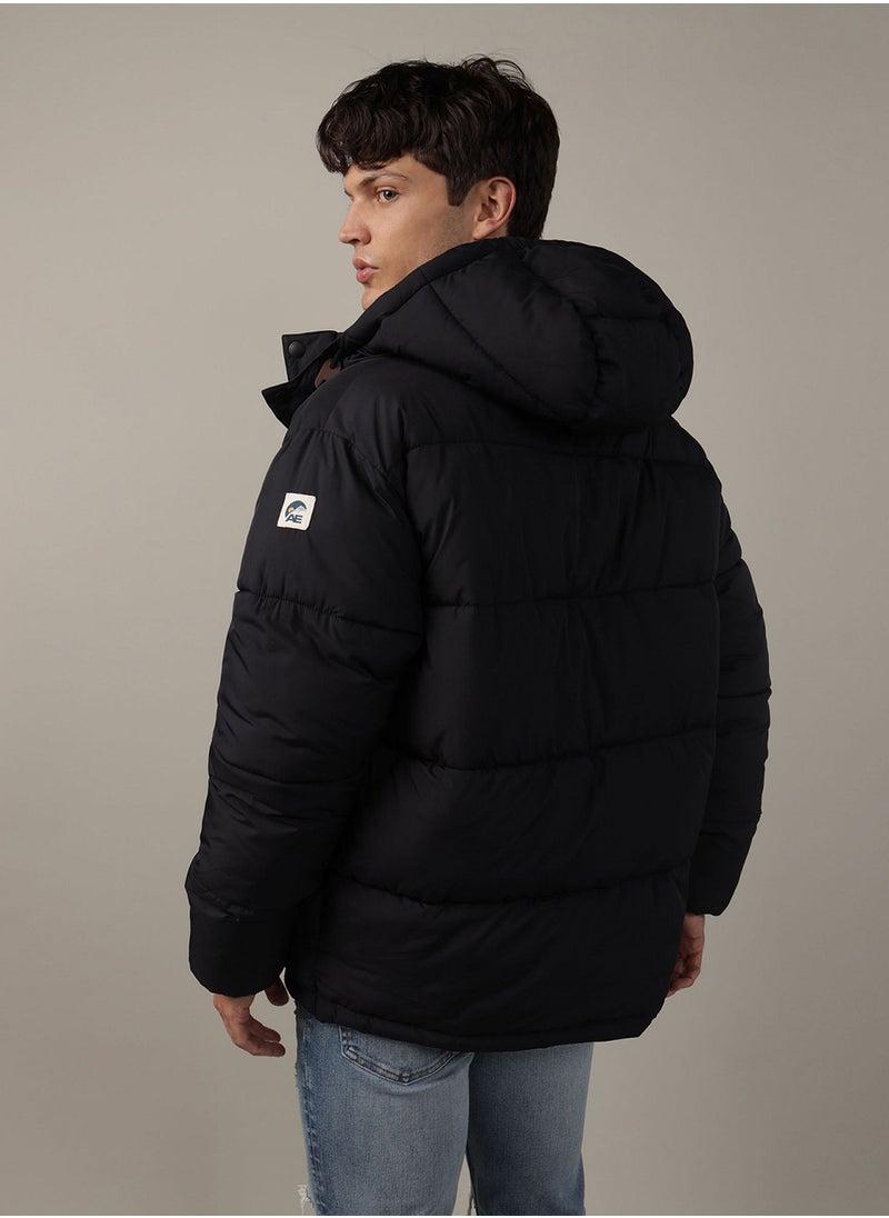 Zip Through Big Puffer Jacket