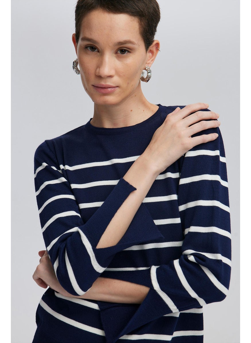 Striped Knitwear Sweater