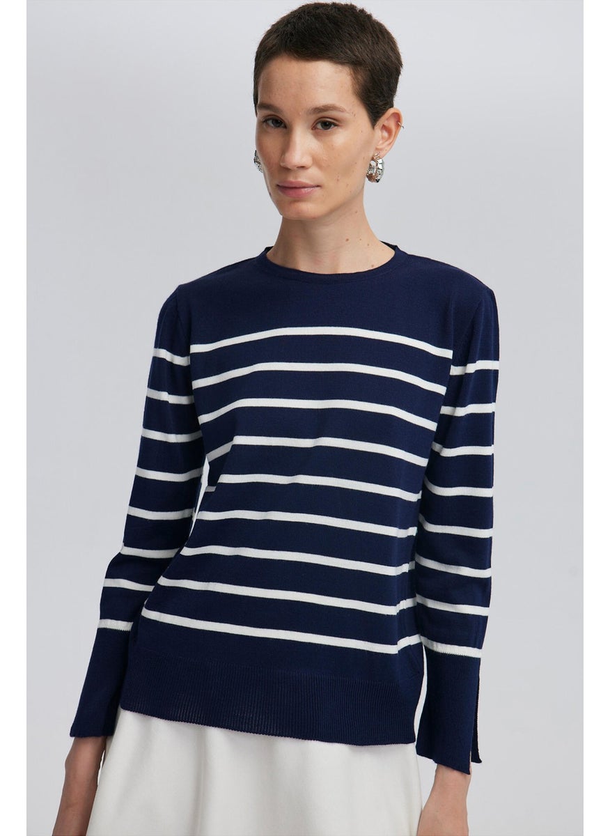 Striped Knitwear Sweater