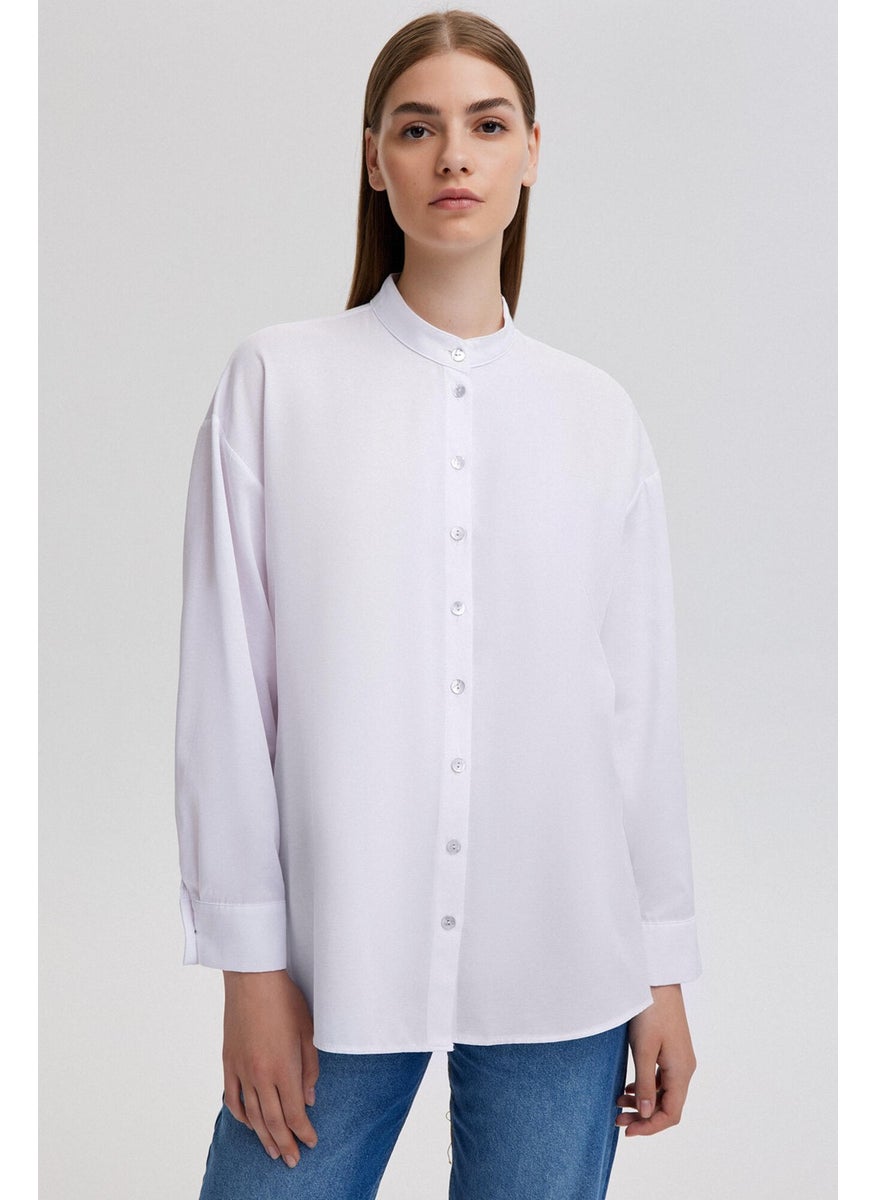 Poplin Shirt with Rope Detail