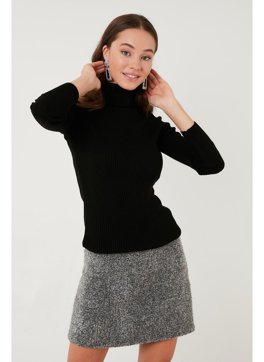 Turtleneck Soft Acrylic Sweater Women's Sweater 4614102