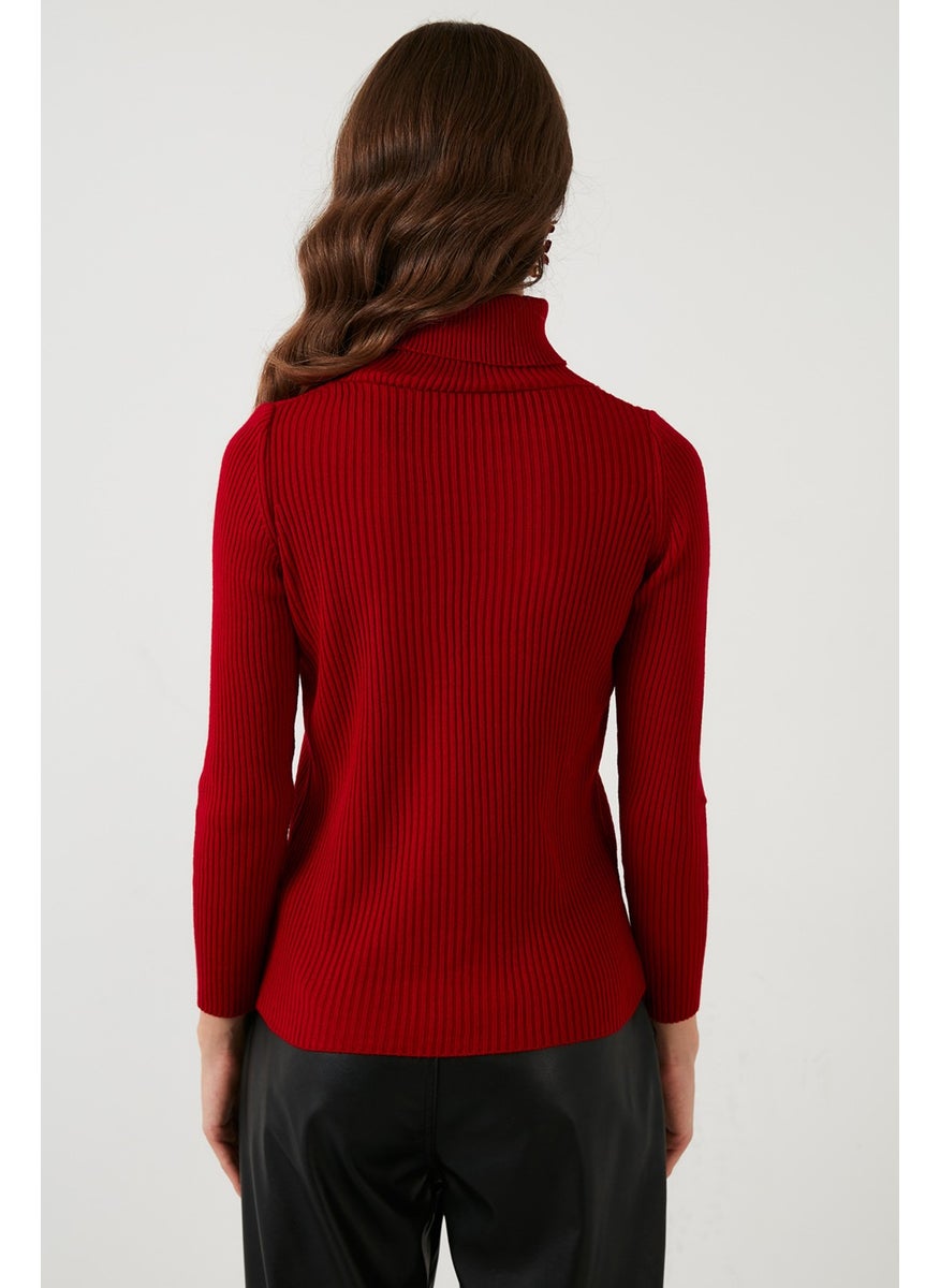 Turtleneck Soft Acrylic Sweater Women's Sweater 4614102