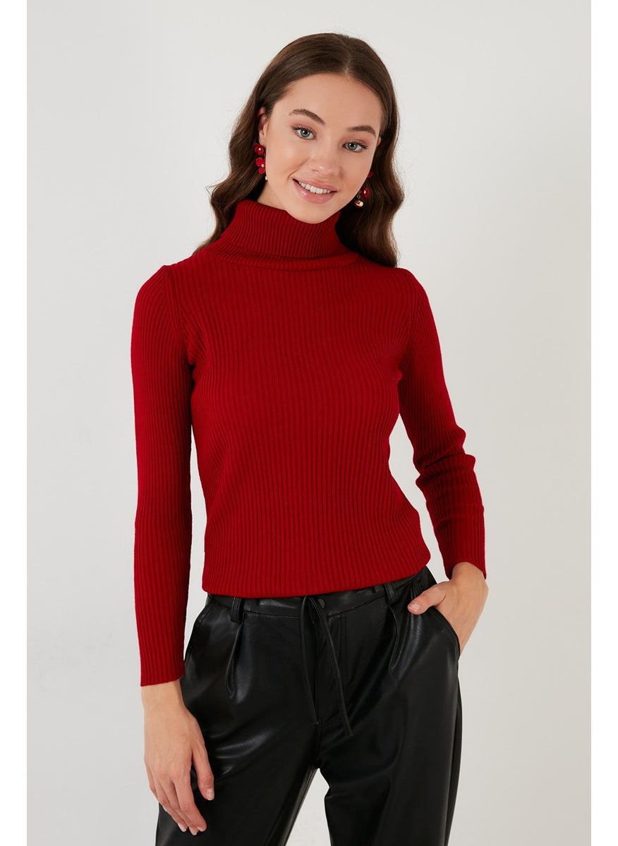 Turtleneck Soft Acrylic Sweater Women's Sweater 4614102