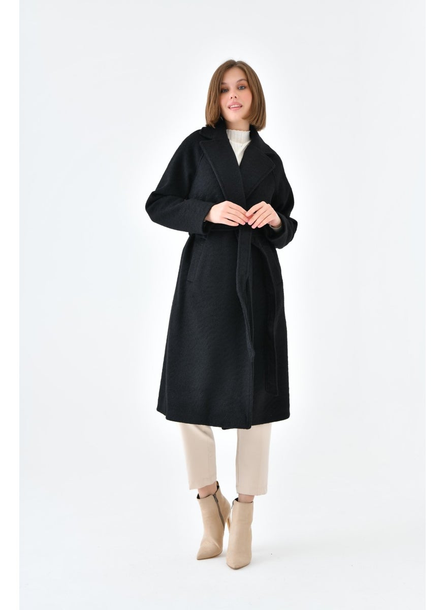 Ftz Women Women's Cashmere Coat Black