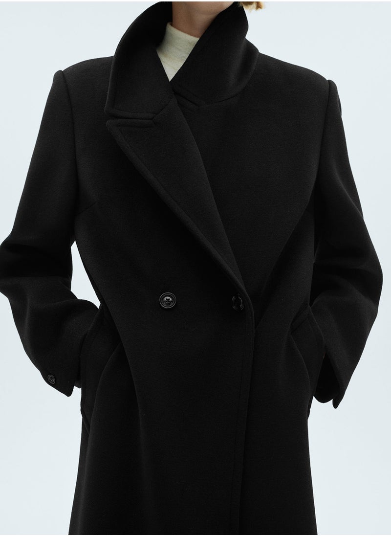 Lapels Wool Coat