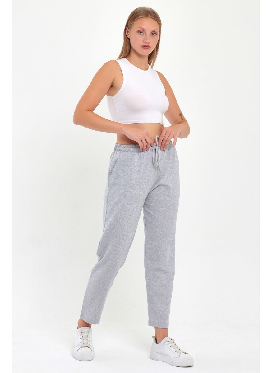 Women's Grey Classic Pocket Sweatpants
