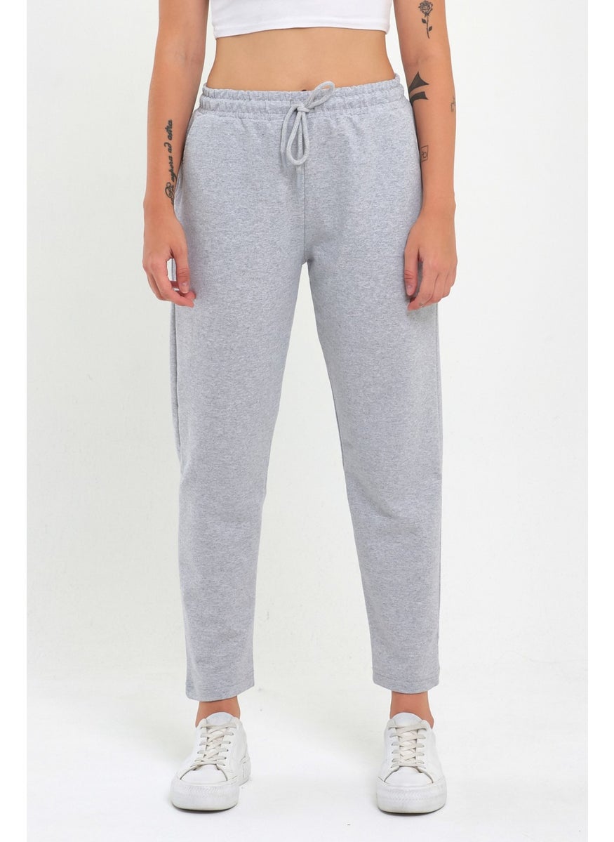 Women's Grey Classic Pocket Sweatpants