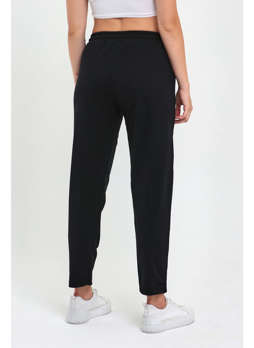 Women's Black Classic Pocket Sweatpants