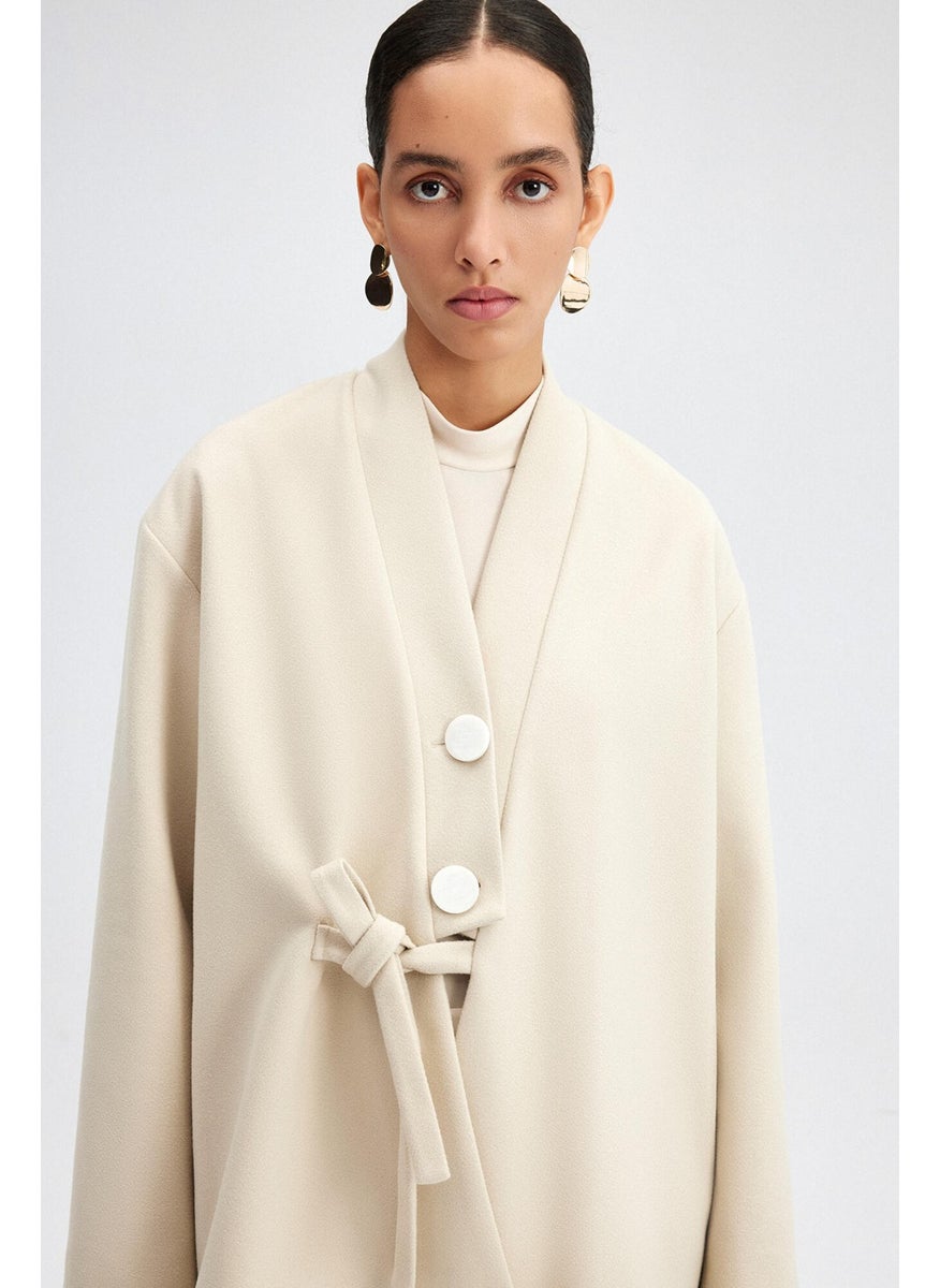 Tied Cashmere Jacket