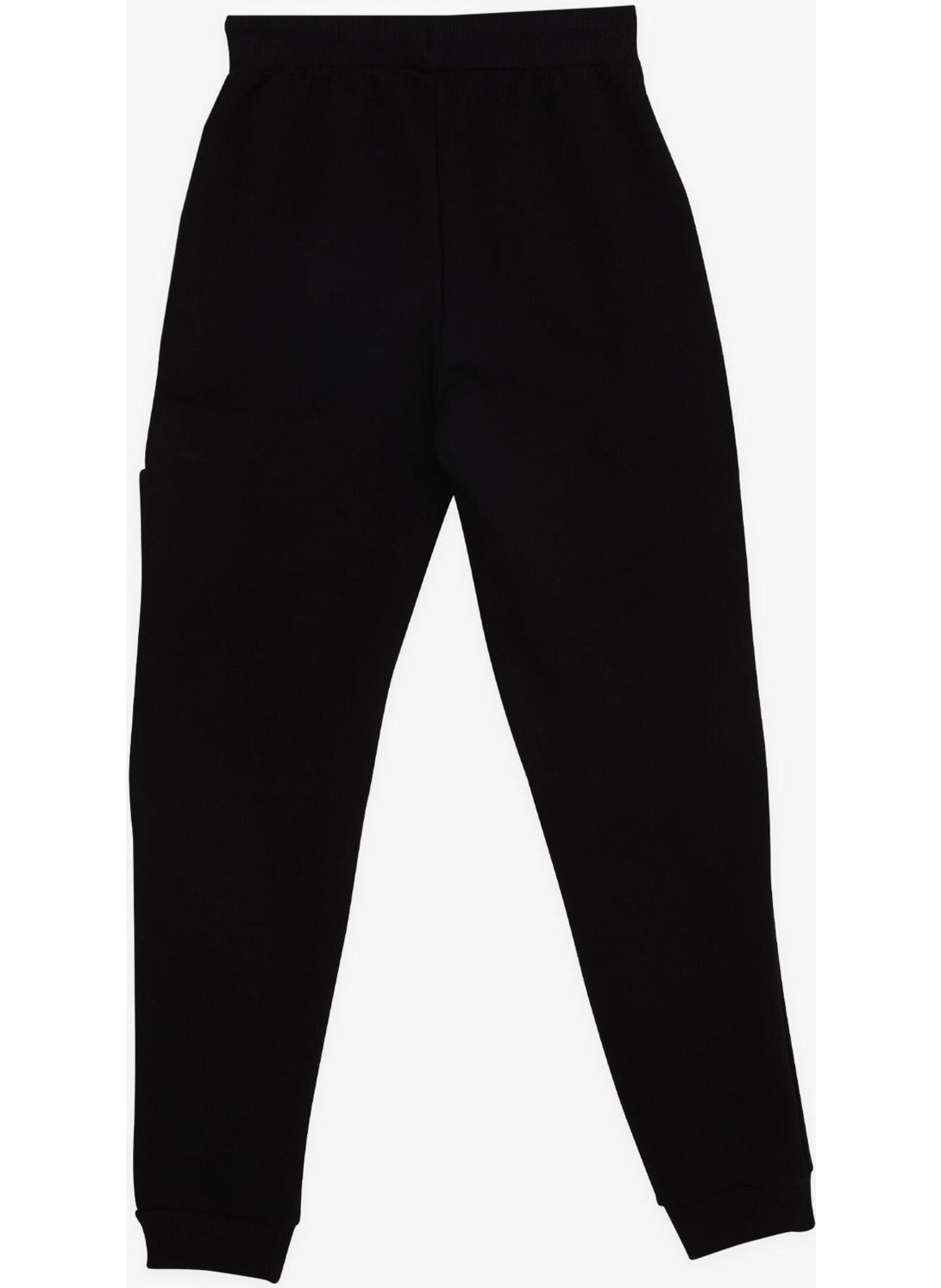 Breeze Boy's Sweatpants, Series Pocket, Lace Up, Age 9-14, Black