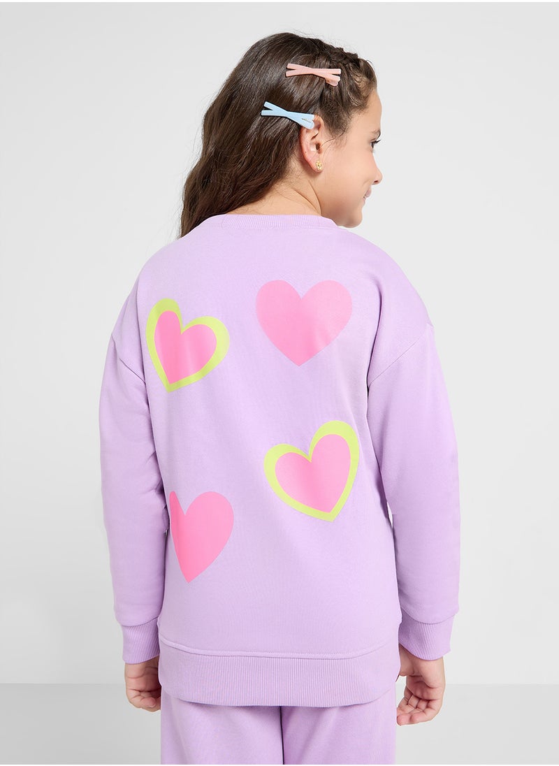 Minne Mouse Graphic Sweat Shirt