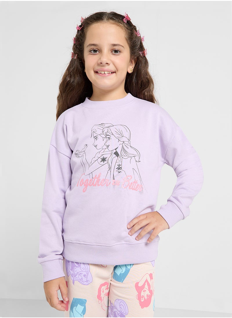 Frozen Graphic Sweat Shirt