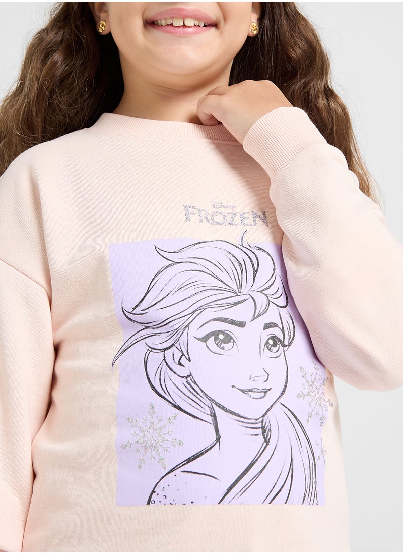 Frozen Graphic Sweat Shirt