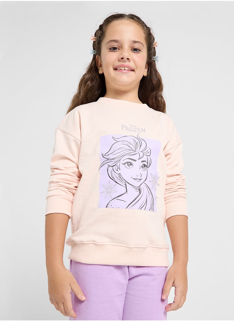 Frozen Graphic Sweat Shirt